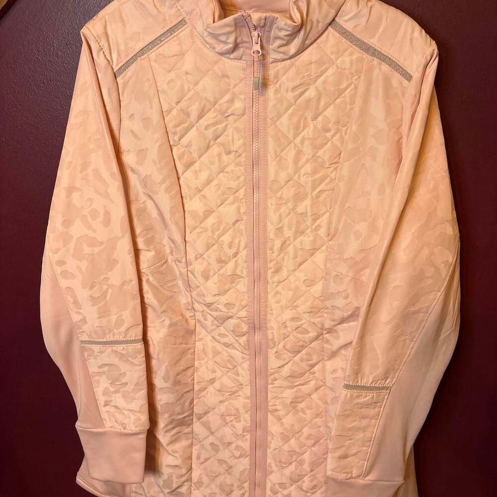 Avia Quilted Camo Jacket Size XXXL/3XG (22) Pink Polyester